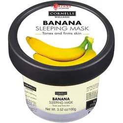 ماسک خواب آبرسان و تغذیه کننده موز کورنلس CORNELLS (حجم 100 گرم)Cornells Banana Moisturizing and Nourishing Sleeping Mask 100 g