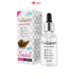 سرم کلاژن ساز و ضد پیری پوست صورت حلزون