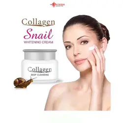 کرم روشن کننده صورت کلاژن ساز حلزون
