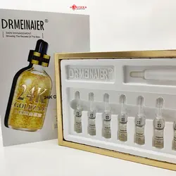 پک 7 عددی ویال آمپولی صورت طلای 24عیار گلدزن