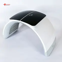 دستگاه ماسک تونلی ال ای دی نور درمانی 7 رنگ تاشو کره ای برند کوانتومfacial-mask-7-colors-led-light-therapy