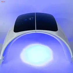 دستگاه ماسک تونلی ال ای دی نور درمانی 7 رنگ تاشو کره ای برند کوانتومfacial-mask-7-colors-led-light-therapy