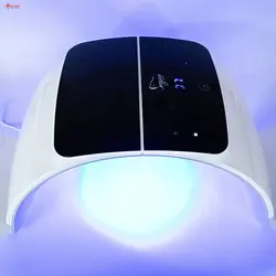 دستگاه ماسک تونلی ال ای دی نور درمانی 7 رنگ تاشو کره ای برند کوانتومfacial-mask-7-colors-led-light-therapy