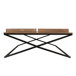 میز جلو مبلی سه سینی بلوط