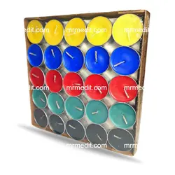 شمع وارمر پنج رنگ 50 عددی