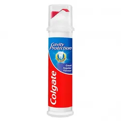 خمیر دندان پمپی کلگیت مدل Cavity Protection حجم ۱۰۰ میل