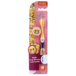 مسواک کودک بانات طرح emoji با برس نرم