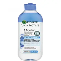 میسلار واتر آرایش پاک کن دو فاز گارنیر حاوی عصاره گل گندم ۴۰۰ میل