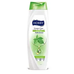شامپو هوبی hobby عصاره گیاه گزنه Nettle Extract حجم ۶۰۰ میل