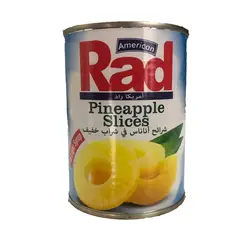 کمپوت آناناس اسلایس Rad American 565 گرمی