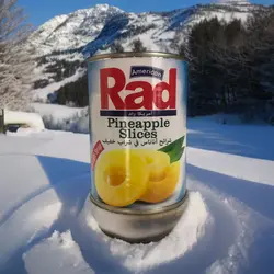 کمپوت آناناس اسلایس Rad American 565 گرمی