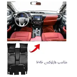 کفپوش کامل چرم مناسب هایلوکس 2016 برند بابل کارپت کد 1490