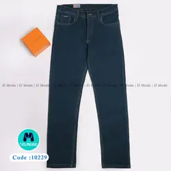فروش عمده شلوار جین (لی) مردانه سبز آبی کد 10229 | راسته