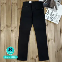 فروش عمده شلوار جین (لی) مردانه مشکی کد 90208 | راسته
