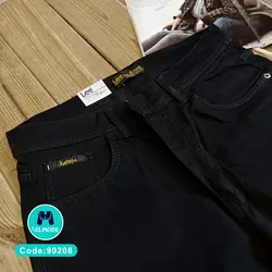 فروش عمده شلوار جین (لی) مردانه مشکی کد 90208 | راسته