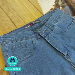 شلوار جین (لی) راسته مردانه آبی عمده کد 90204