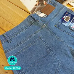 شلوار جین (لی) راسته مردانه آبی عمده کد 90204