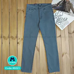 شلوار جین (لی) مردانه طوسی عمده کد 90221 | راسته