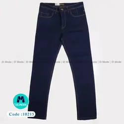 فروش عمده شلوار جین (لی) مردانه آبی کاربنی کد 10215 | پک 5 عددی و 10 عددی