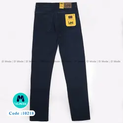 فروش عمده شلوار جین (لی) مردانه سرمه ای کد 10218 | پک 5 عددی و 10 عددی