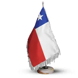 پرچم تشریفات و رومیزی کشور شیلی کد P1111