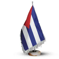 پرچم تشریفات و رومیزی کشور کوبا کد P1114