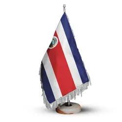 پرچم تشریفات و رومیزی کشور کاستاریکا کد P1116