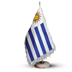 پرچم تشریفات و رومیزی کشور اروگوئه کد P1125