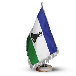 پرچم تشریفات و رومیزی کشور لسوتو کد P1134