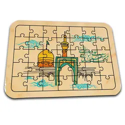 پازل طرح مذهبی حرم امام رضا (ع) کد PZ400