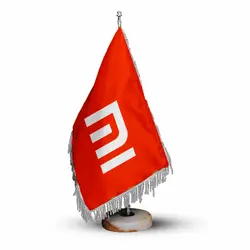 پرچم تشریفات و رومیزی شرکت شیائومی