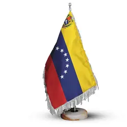 پرچم تشریفات و رومیزی کشور ونزوئلا کد P1122