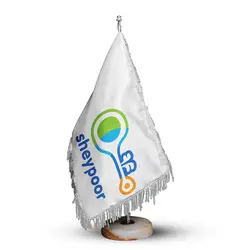 پرچم رومیزی و تشریفات با لوگو شیپور کد P715