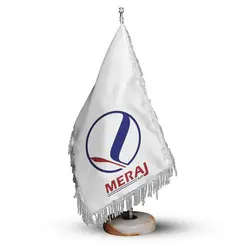 پرچم رومیزی و تشریفات شرکت هواپیمایی معراج کد P803