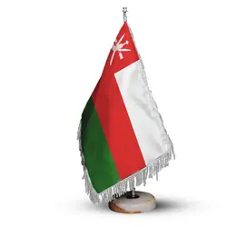 پرچم رومیزی و تشریفات کشور عمان کد P304
