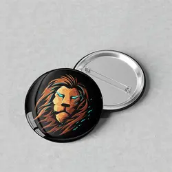 پیکسل 44 طرح کارتونی با عکس شیر کد 398