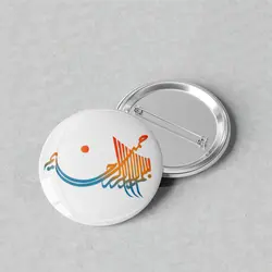 پیکسل سوزنی 44 با تایپوگرافی «بسم الله» کد PX057