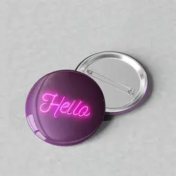 پیکسل سوزنی 44 با طرح Hello کد 381