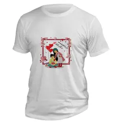 تیشرت ولنتاین عاشقانه دو نفره طرح «دل را قرار نیست مگر در کنار تو»