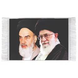 فرش ماشینی با عکس امام و رهبری کد F170