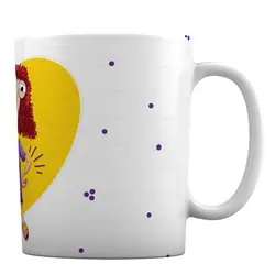 لیوان سرامیکی طرح «خواهشا به لیوان دهنی من دست نزنید» کد ML720