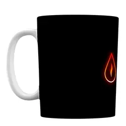 لیوان سرامیکی طرح قطره های باران کد 624