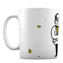 ماگ با طرح «این لیوان دهنی آقای دکتره بهش دست نزنید» کد ML990