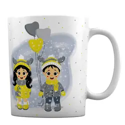 ماگ سرامیکی افراتوس طرح  فانتزی و هنری متولدین 4 دی ماه