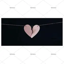 ماگ سرامیکی با طرح قلب کاغذی کد 636