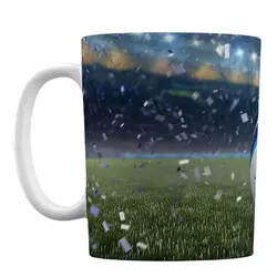 ماگ سرامیکی طرح توپ فوتبال کد 1-634