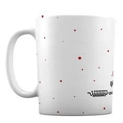 ماگ طرح «این لیوان دهنی یه خانم ورزشکاره کسی بهش دست نزنه» کد ML669