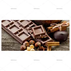 ماگ طرح شکلات قهوه کد 607