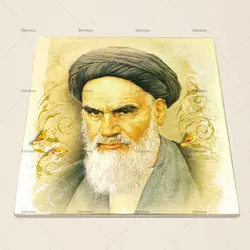 کاشی سرامیکی طرح عکس امام خمینی کد 680
