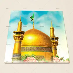 کاشی سرامیکی مذهبی عکس گنبد حرم امام رضا کد 700